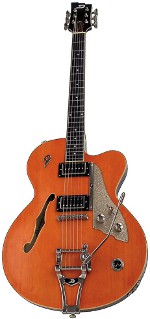 GUITARE ELECTRIQUE CARL CARLTON TRANS ORANGE