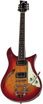 GUITARE ELECTRIQUE DOUBLE CAT FIREBURST