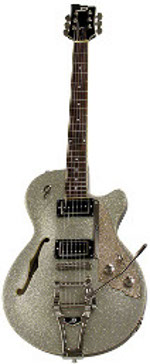 GUITARE ELECTRIQUE STARPLAYER TV SILVER SPARKLE