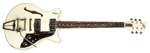 FULLERTON TV  DOUBLE CUTAWAY WHITE DUESENBERG