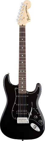 STRATOCASTER AMERICAN SPECIAL HSS BLACK
