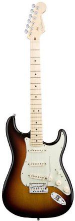 GUITARE ELECTRIQUE STRATOCASTER AMERICAN DE LUXE 3 TONS SUNBURST MAPLE