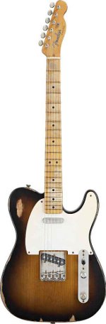 GUITARE ELECTRIQUE TELECASTER ROAD WORN 50's RELIC