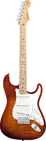 GUITARE ELECTRIQUE STRATOCASTER SELECT DARK CHERRY BURST