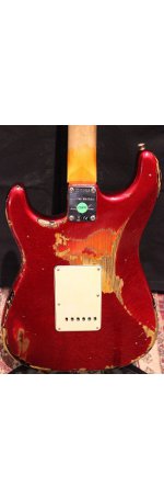 STRATOCASTER 1962 CANDY APPLE RED OVER 3 TONS SUNBURST RELIC