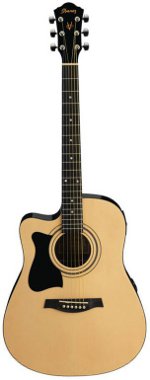 GUITARE ELECTRO-ACOUSTIQUE V72LECENT GAUCHER NATUREL