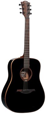 GUITARE ACOUSTIQUE T100D-BLK Tramontane Dreadnought - Noir Brillant
