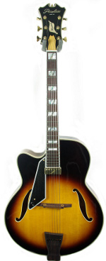 GUITARE ELECTRIQUE MONARCH MODELE GAUCHER AVEC ETUI