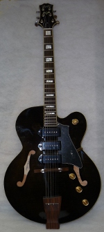 GUITARE ELECTRIQUE WIZARD STANDARD BLACK AVEC ETUI