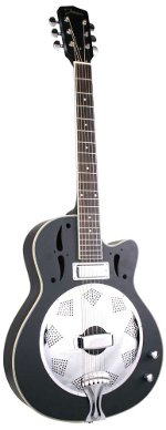 RESONATEUR SWAMP STOMPER ELECTRIQUE NOIR RECORDING KING