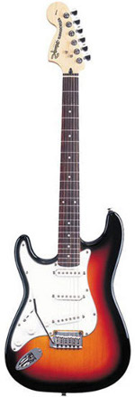 GUITARE ELECTRIQUE STRATOCASTER Gaucher  Sunburst