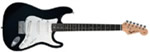 STRATOCASTER AFFINITY BLACK SQUIER