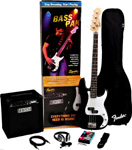 SQUIER PACK Affinity P Bass rouge + Rumble 15 w