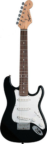 GUITARE ELECTRIQUE STRATOCASTER MINI BLACK
