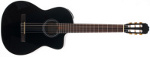 GUITARE CLASSIQUE EG124C Classique �lectro-acoustique noire TAKAMINE
