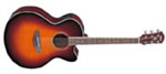 CPX 500 FM-OVS OLD VIOLON BURST ERABLE FLAMME YAMAHA
